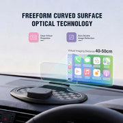GPS Head-Up Display with CarPlay, Android Auto & OBD2