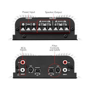 Taramps TS 400x4 400W RMS 4-Channel Class D Car Amplifier
