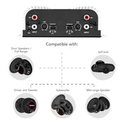 Taramps TS 400x4 400W RMS 4-Channel Class D Car Amplifier