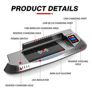 15W Wireless Car Charger for Ford Mustang 2015-2021