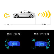 8-Sensor Car Parking Radar System with Reverse Assistance