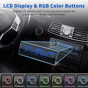 Single-DIN Bluetooth Car Stereo Receiver with USB, AUX & FM