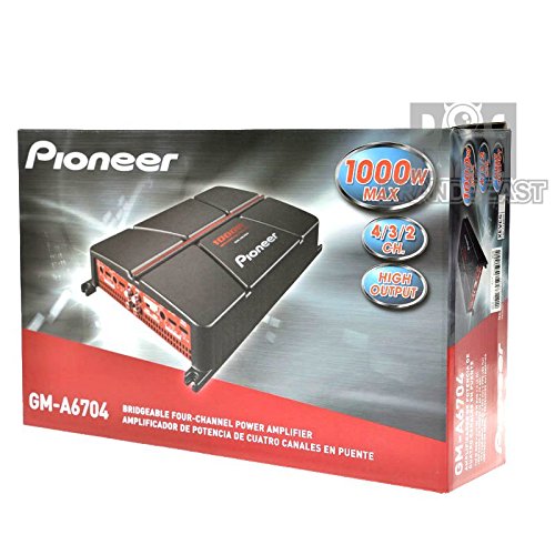 Pioneer GM-A6704 4-Channel Class B 1000W Car Amplifier