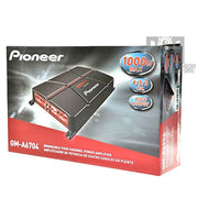 Pioneer GM-A6704 4-Channel Class B 1000W Car Amplifier