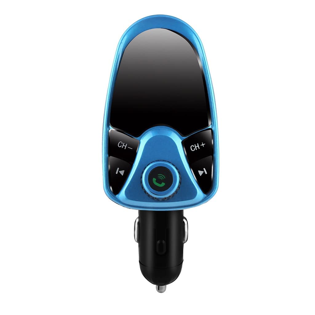 Bluetooth FM Transmitter with Dual USB Car Charger, 5V 2.1A