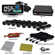 8-Sensor Car Parking Radar System with Reverse Assistance