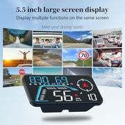 G12 GPS Head-Up Display with Multifunction Mileage Display