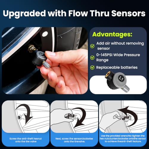 Tymate TM12 Flow-Thru TPMS with 4 or 6 Sensors
