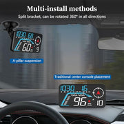 G12 GPS Head-Up Display with Multifunction Mileage Display