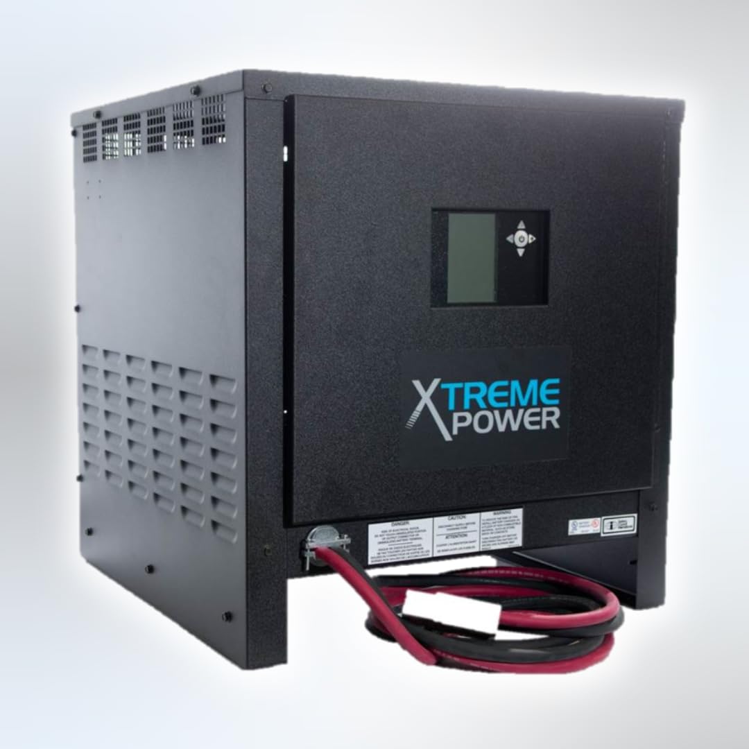 36V 340A Three-Phase Forklift Battery Charger, 208-480V
