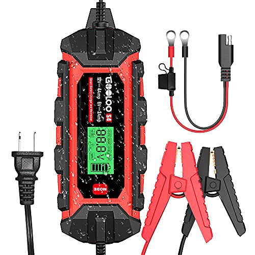 4A 6V/12V Smart Car Battery Charger & Trickle Maintainer
