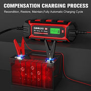 4A 6V/12V Smart Car Battery Charger & Trickle Maintainer