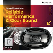 Pioneer F-Series 2-Way & 3-Way Car Speakers