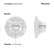 Pioneer F-Series 2-Way & 3-Way Car Speakers