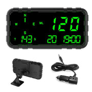 GPS Head-Up Display with Speedometer, Compass & Driving Alerts