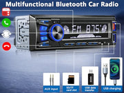REAKOSOUND Single-DIN Bluetooth Car Stereo with FM, USB & AUX