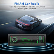 Single-DIN Bluetooth Car Stereo Receiver with USB, AUX & FM
