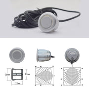 8-Sensor Car Parking Radar System with Reverse Assistance