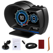 OBD2 GPS Head-Up Display with Speedometer & Driving Alerts