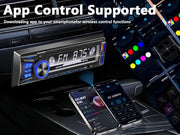 REAKOSOUND Single-DIN Bluetooth Car Stereo with FM, USB & AUX