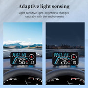 G12 GPS Head-Up Display with Multifunction Mileage Display