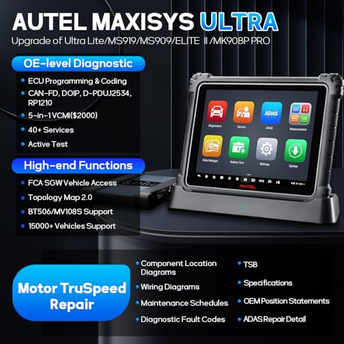Autel MaxiSys Ultra Automotive Diagnostic Scanner with VCMI