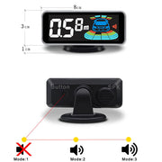 8-Sensor Car Parking Radar System with Reverse Assistance