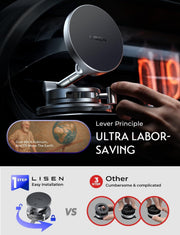 15W MagSafe Wireless Car Mount Charger for iPhone 16/15/14