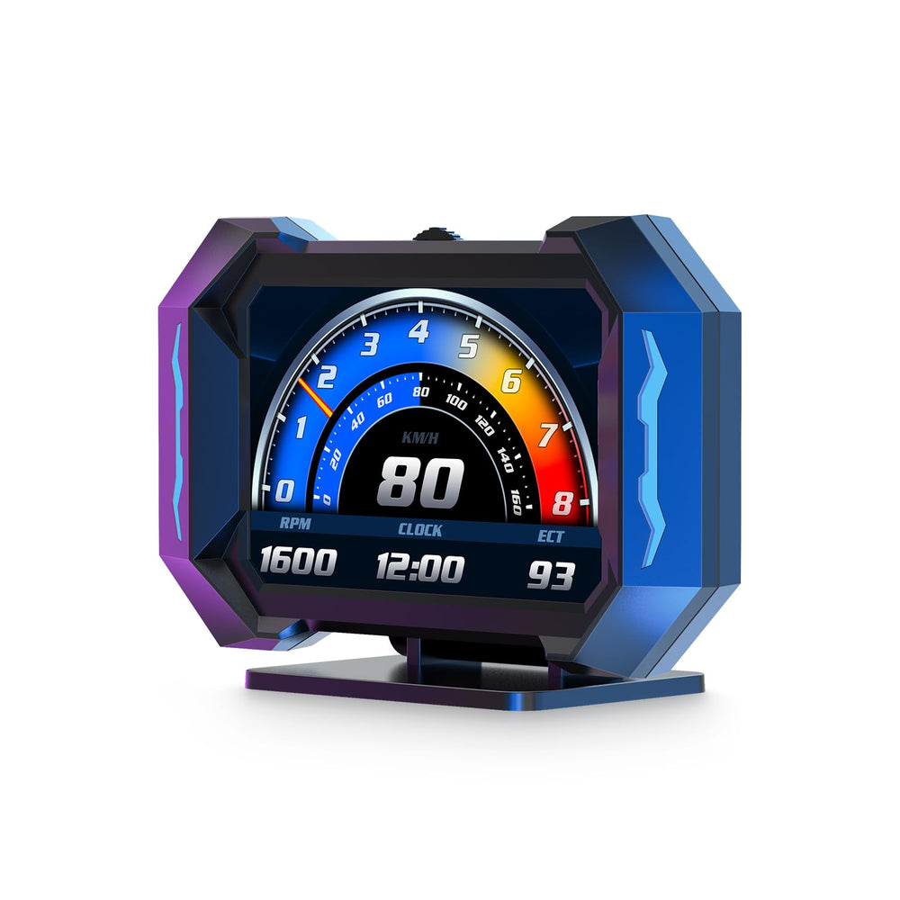 OBD2 Head-Up Display with Speedometer, RPM & Vehicle Gauges