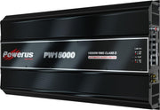 POWERUS PW15000 1-Ohm 15,000W RMS Class D Mono Car Amplifier