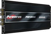 POWERUS PW15000 1-Ohm 15,000W RMS Class D Mono Car Amplifier