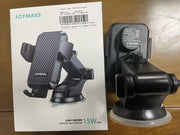 15W Wireless Car Charger Phone Mount with Auto-Clamping