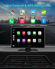 9" Wireless CarPlay Screen with 4K Dash Cam