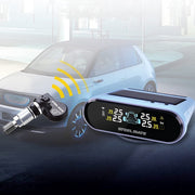 Solar TPMS Tire Pressure Monitor with 4 Internal Sensors