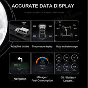 8+128GB Android Car Stereo for Jeep Wrangler JL & Gladiator JT