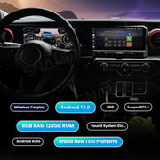 8+128GB Android Car Stereo for Jeep Wrangler JL & Gladiator JT