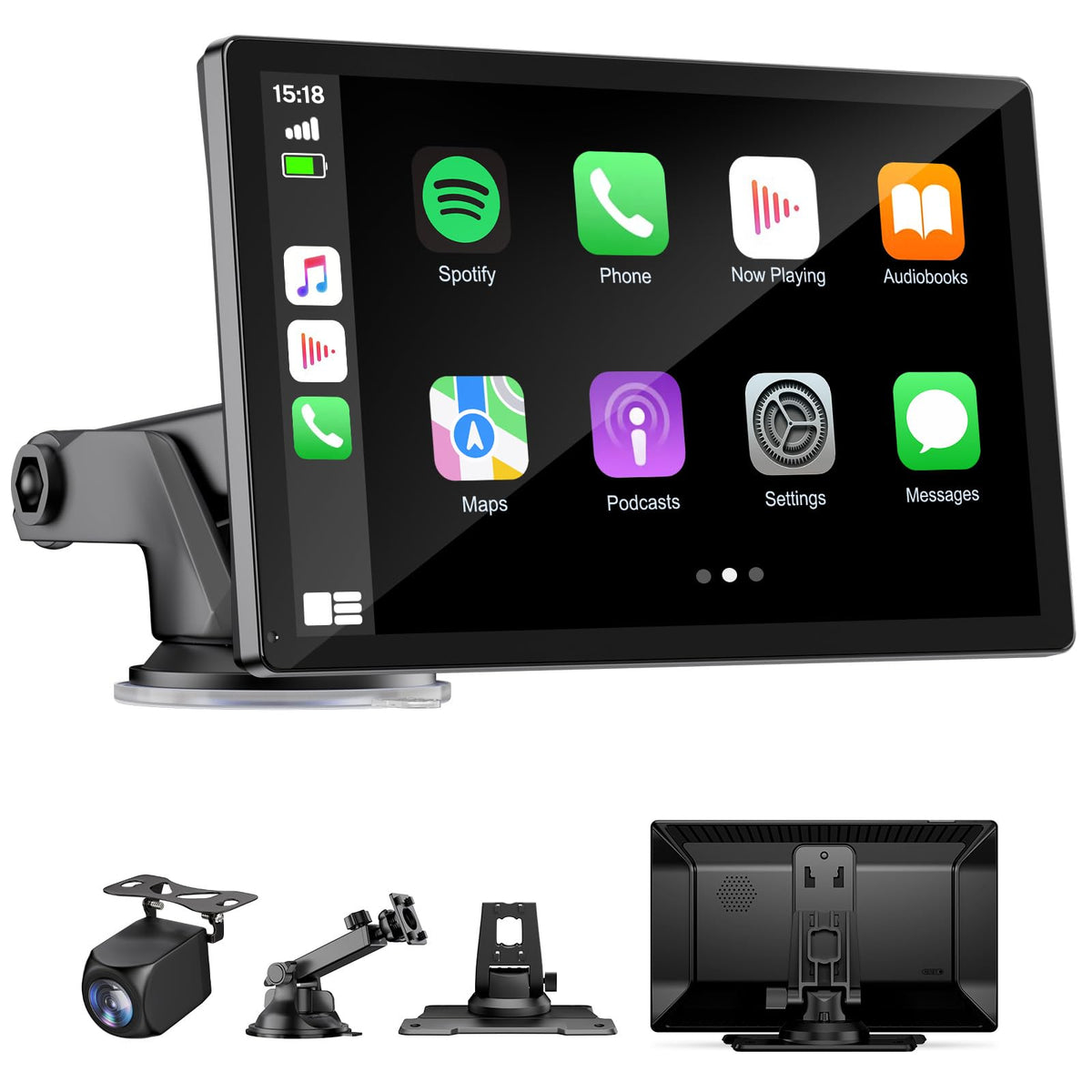 9" Wireless CarPlay Screen with OTA Update & Backup Camera