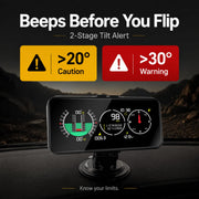 GPS Speedometer with Off-Road Inclinometer & HUD Display
