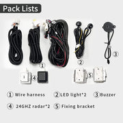 77GHz Blind Spot Monitoring System with Lane Change Warning
