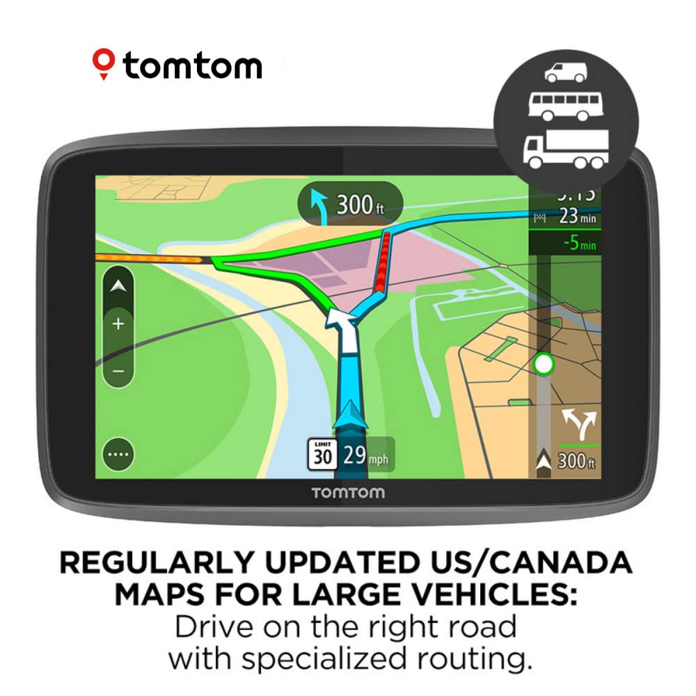 TomTom Trucker 520 5" GPS Navigation for Trucks with Traffic