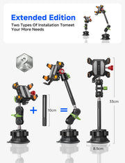 MAGIC JOHN 360° Rotating Suction Car Phone Mount