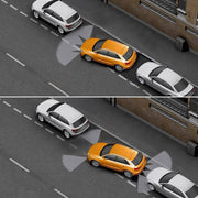 8-Sensor Car Parking Radar System with Reverse Assistance