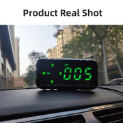 GPS Head-Up Display with Speedometer, Compass & Driving Alerts