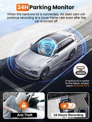 Affver 4K+2.5K Dual Dash Cam with 5G WiFi & GPS