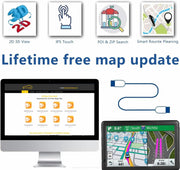 9-Inch GPS Navigator for Cars, Trucks & RVs with 2026 Maps
