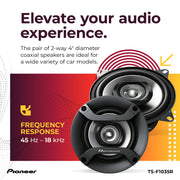 Pioneer F-Series 2-Way & 3-Way Car Speakers
