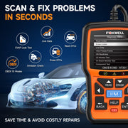 FOXWELL NT301 OBD2 Scanner with Live Data for Check Engine