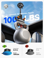 MAGIC JOHN 360° Rotating Suction Car Phone Mount