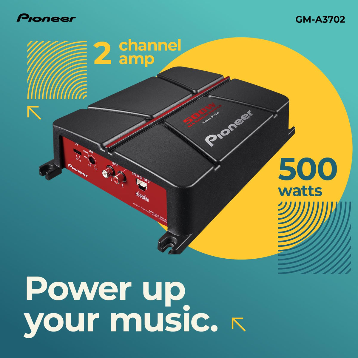 Pioneer GM-A Series Car Audio Amplifier