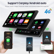 Dual-Screen Android Radio & Digital Instrument Cluster for Jeep Wrangler JL